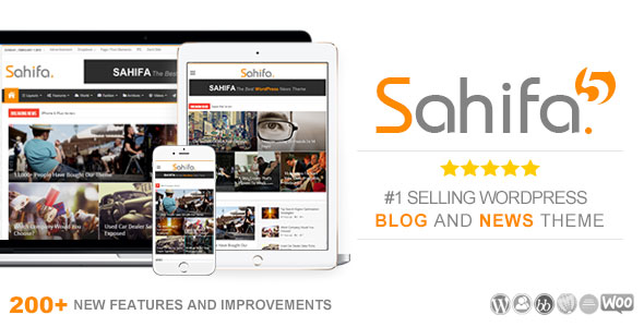 Download free Sahifa v5.7.2 – Responsive WordPress News, Magazine