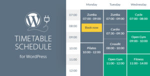 Download free Timetable Responsive Schedule v6.2