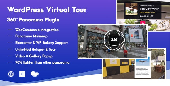 Download free WordPress Virtual Tour 360 Panorama Plugin v1.0.5
