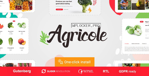 Agricole v1.0.4 – Organic Food & Agriculture WordPress Theme