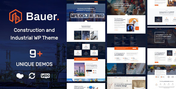 Bauer v1.7 – Construction and Industrial WordPress Theme