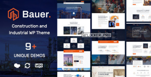 Bauer v1.8 – Construction and Industrial WordPress Theme