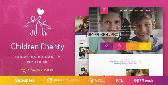 Children Charity v1.1.1 – Nonprofit & NGO WordPress Theme with Donations