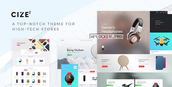 Cize v1.1.8 – A Top Notch Theme For High Tech Stores (RTL Supported)