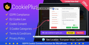 Cookie Plus v1.5.0 – GDPR Cookie Consent Solution