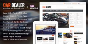 Download free Car Dealer v1.5.2 – Automotive Responsive WordPress Theme