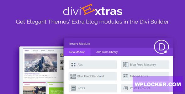 Download free Divi Extras v1.1.5 – Extra Theme Blog Modules Added To Divi Builder