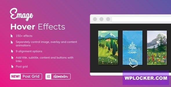 Download free Emage v4.3.0 – Image Hover Effects for Elementor