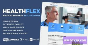 Download free HEALTHFLEX v1.6.7 – Medical Health WordPress Theme
