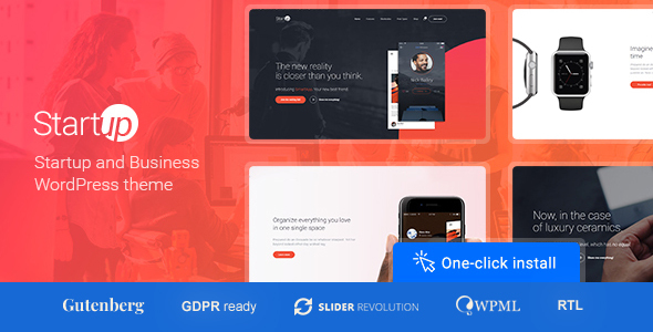 Download free Startup Company v1.1.0 – Theme for Business & Technology