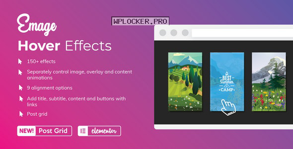 Emage v4.3.0 – Image Hover Effects for Elementor
