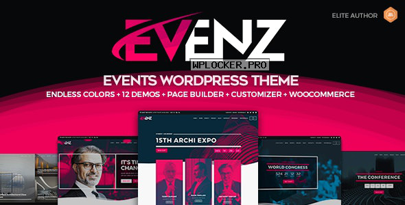 Evenz v1.2.4 – Conference and Event WordPress Theme