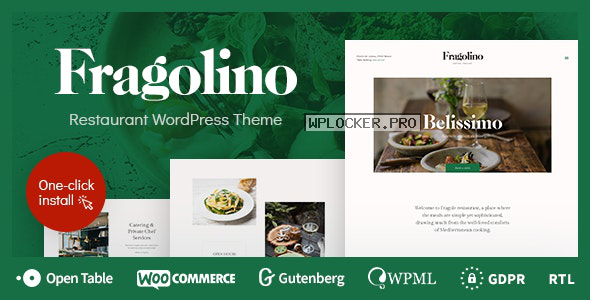 Fragolino v1.0.3 – an Exquisite Restaurant WordPress Theme