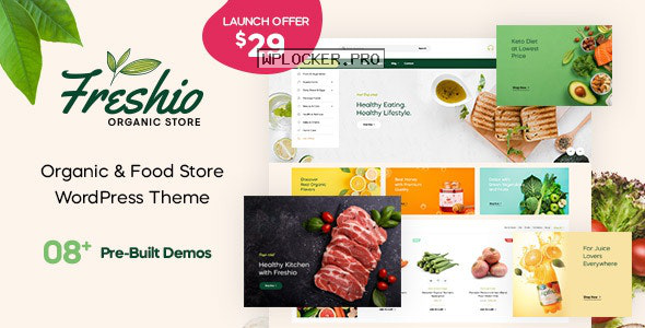 Freshio v1.0.0 – Organic & Food Store WordPress Theme
