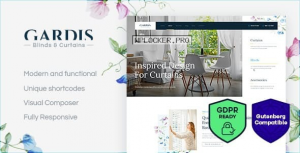 Gardis v1.2.2 – Blinds and Curtains Studio & Shop WordPress Theme