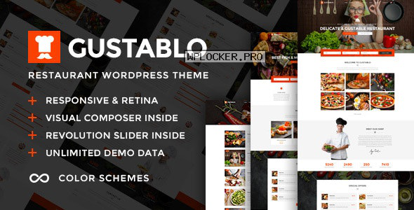 Gustablo v1.10 – Restaurant & Cafe Responsive Theme