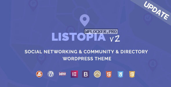 Listopia v2.1.9 – Directory, Community WordPress Theme