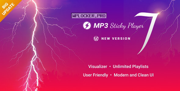 MP3 Sticky Player v7.1 – WordPress Plugin