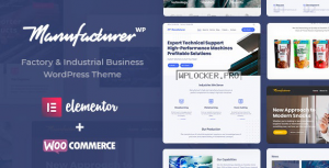 Manufacturer v1.2.2 – Factory and Industrial WordPress Theme