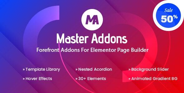 Master Addons for Elementor (Pro) v1.5.1
