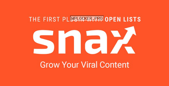 Snax v1.79 – Viral Front-End Uploader
