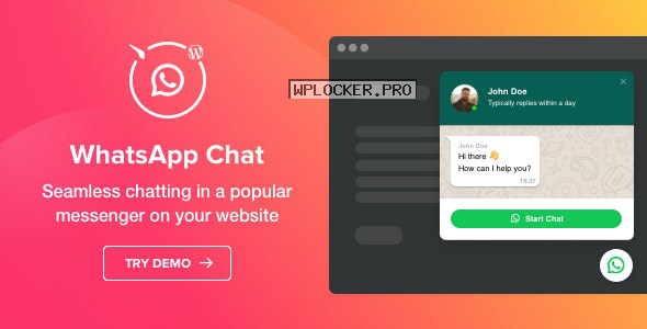 WhatsApp Chat v1.2.0 – WordPress WhatsApp Chat plugin