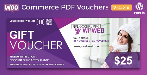 WooCommerce PDF Vouchers v4.2.0 – WordPress Plugin
