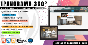 iPanorama 360° v1.6.3 – Virtual Tour Builder for WordPress