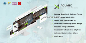 Acumec v1.4 – Business Multipurpose WordPress Theme