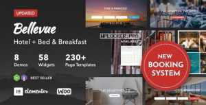Bellevue v3.2.11 – Hotel + Bed and Breakfast Booking Calendar Theme