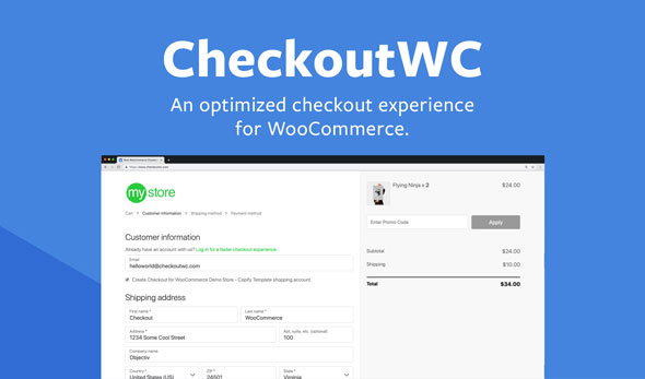 CheckoutWC v3.12.0 – Optimized Checkout Page for WooCommerce