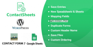 ContactSheets v2.0 – Contact Form 7 Google Spreadsheet Addon