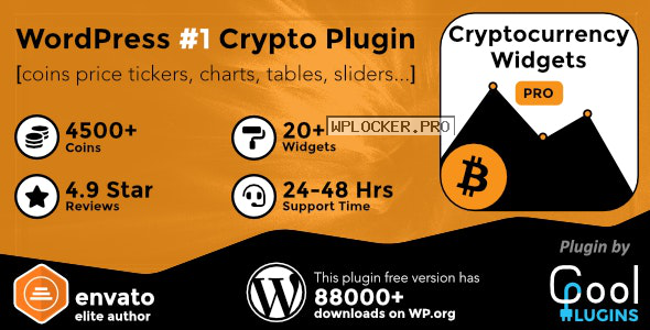Cryptocurrency Widgets Pro v2.5.2 – WordPress Crypto Plugin
