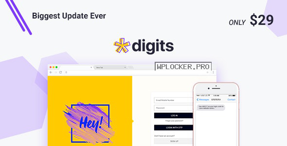 Digits v7.4.0.2 – WordPress Mobile Number Signup and Login