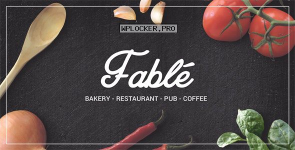 Fable v1.2.7 – Restaurant Bakery Cafe Pub WordPress Theme