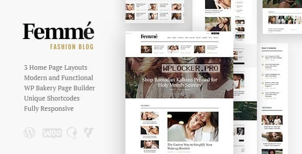 Femme v1.3.0 – An Online Magazine & Fashion Blog WordPress Theme