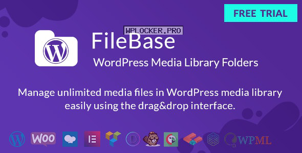 FileBase v1.4.0 – Ultimate Media Library Folders for WordPress