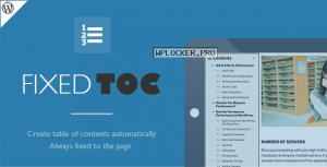 Fixed TOC v3.1.20 – table of contents for WordPress plugin