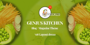 Genius Kitchen v1.5 – News Magazine and Blog Food WordPress Theme
