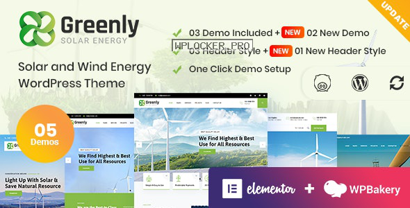 Greenly v4.3 – Ecology & Solar Energy WordPress Theme