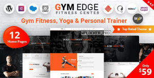 Gym Edge v4.0 – Gym Fitness WordPress Theme