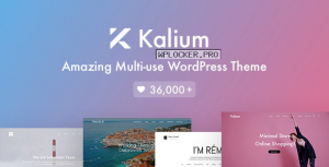 Kalium v3.0.8 – Creative Theme for Professionals