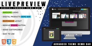 LivePreview v1.2.3 – Theme Demo Bar for WordPress