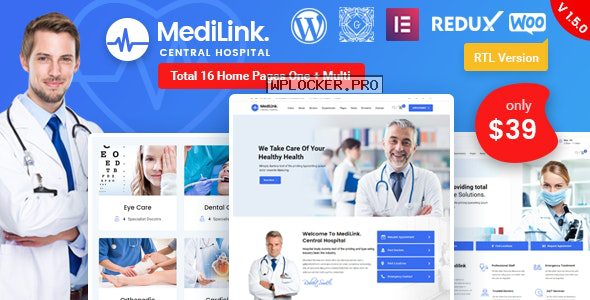 Medilink v1.5.1 – Health & Medical WordPress Theme