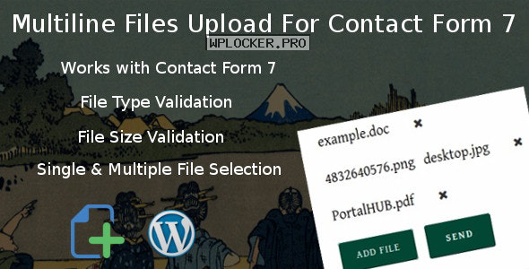 Multiline files upload for contact form 7 Pro v1.8