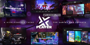 PlayerX v1.9 – A High-powered Theme for Gaming and eSports