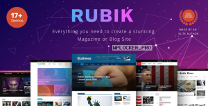 Rubik v1.9.3 – A Perfect Theme for Blog Magazine Website