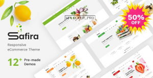 Safira v1.0.5 – Food & Organic WooCommerce WordPress Theme