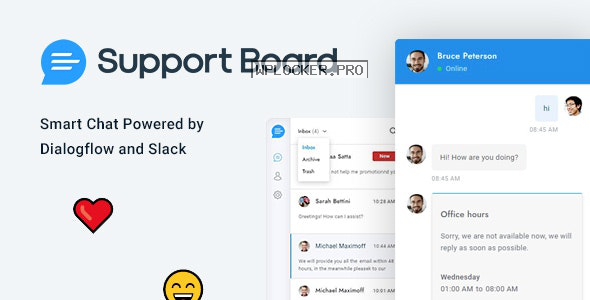 Support Board v3.0.9 – Chat WordPress Plugin – Chat & Support