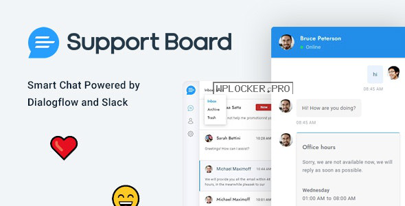 Support Board v3.1.0 – Chat WordPress Plugin – Chat & Support